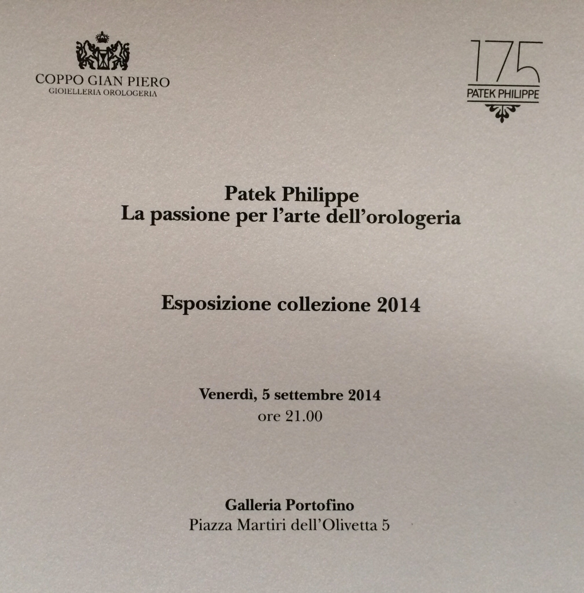 2014 Patek Philippe 175th Anniversary
