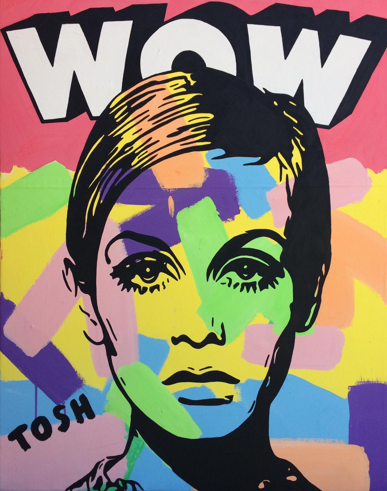 "Wow" - inches 39x31 - Tosh Andrew