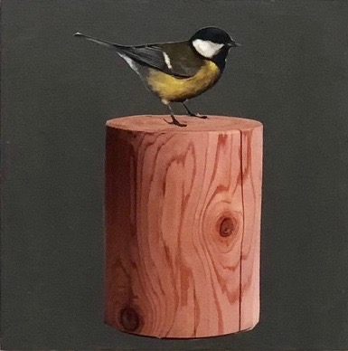 "Birdy V" - inches 12x12 - Schofield Anke