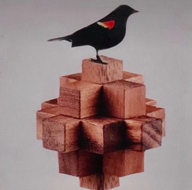 "Birdy VIII" - inches 12x12 - Schofield Anke